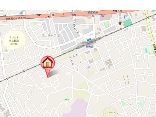 ��ʌ��������܎s����厚�w��̃A�p�[�g�̒n�}