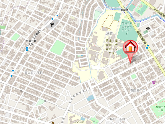 ��ʌ��������܎s������t���R���ڂ̃A�p�[�g�̒n�}