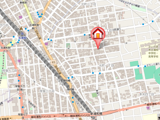 ��ʌ��������܎s�Y�a�挳���P���ڂ̃}���V�����̒n�}