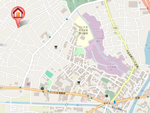 ��ʌ��������܎s����厚���m��̃A�p�[�g�̒n�}