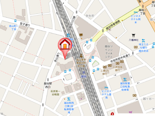 ��ʌ��z�J�s�ԎR�{���̃}���V�����̒n�}