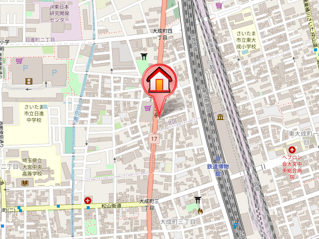 ��ʌ��������܎s�k��听���S���ڂ̃}���V�����̒n�}