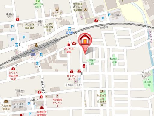 ��ʌ��������܎s�k����i���Q���ڂ̃}���V�����̒n�}