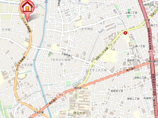 ��ʌ��������܎s����厚�h�̃A�p�[�g�̒n�}