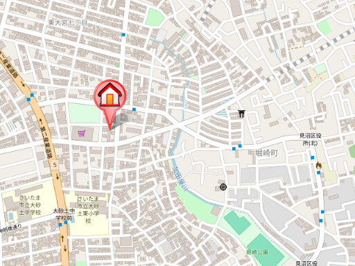 ��ʌ��������܎s�����擌��{�V���ڂ̃}���V�����̒n�}