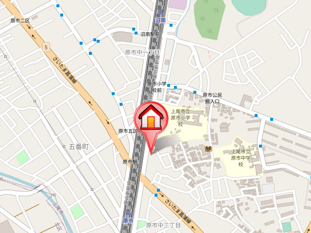 ��ʌ�����s�厚���s�̃A�p�[�g�̒n�}