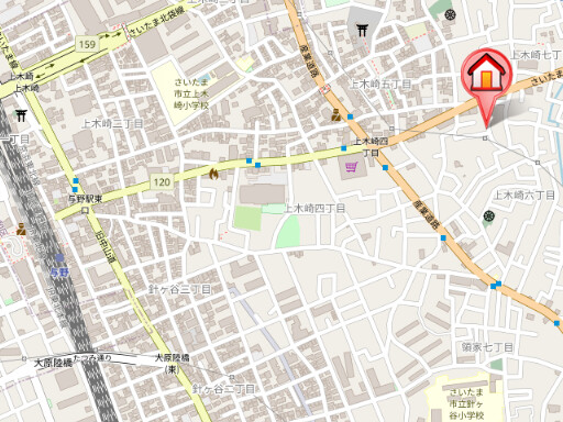 ��ʌ��������܎s�Y�a���؍�U���ڂ̃}���V�����̒n�}