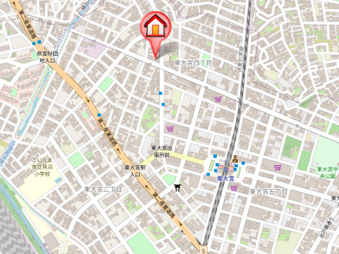 ��ʌ��������܎s�����擌��{�S���ڂ̃}���V�����̒n�}