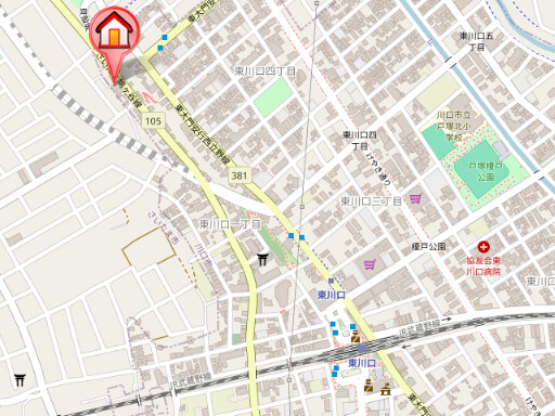 ��ʌ�����s������P���ڂ̃}���V�����̒n�}