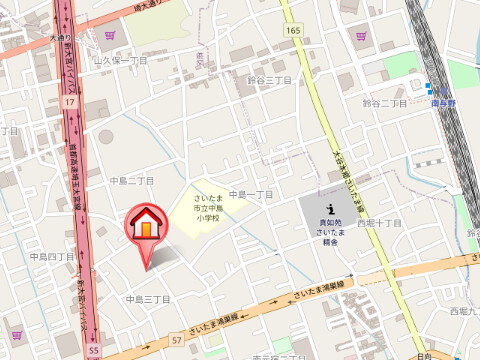 ��ʌ��������܎s���撆���R���ڂ̃A�p�[�g�̒n�}