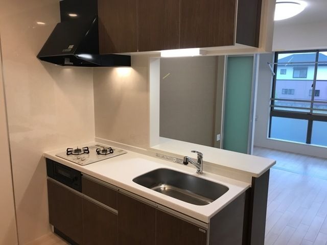 ��ʌ��������܎s�΋�厚�O���̃A�p�[�g�̃L�b�`��