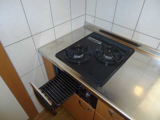 ��ʌ��k�����S�ɓޒ������j�U���ڂ̃A�p�[�g�̃L�b�`��