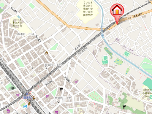 ��ʌ��������܎s���厚���c�E�̃}���V�����̒n�}