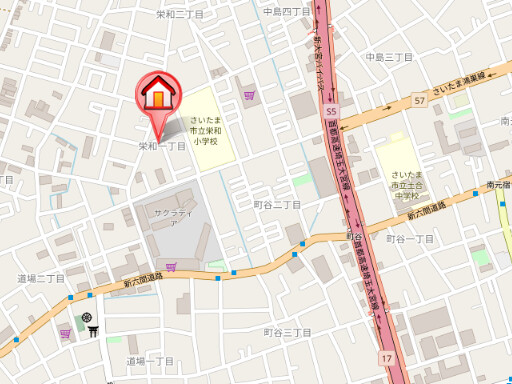 ��ʌ��������܎s����h�a�P���ڂ̃}���V�����̒n�}