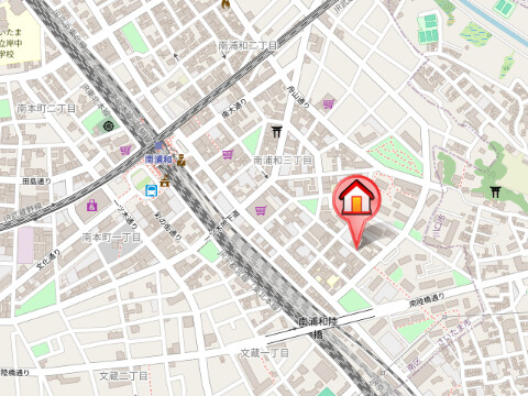 ��ʌ��������܎s����Y�a�R���ڂ̃}���V�����̒n�}