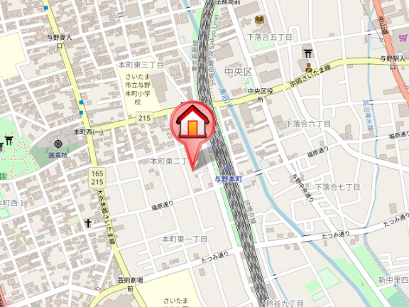 ��ʌ��������܎s������{�����Q���ڂ̃}���V�����̒n�}