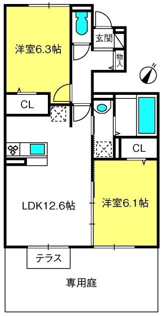 ��ʌ�����s����Q���ڂ̃A�p�[�g�̊Ԏ�