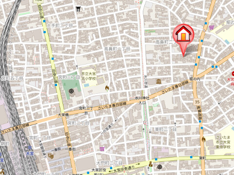 ��ʌ��������܎s��{�捂�@���Q���ڂ̃A�p�[�g�̒n�}