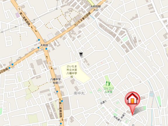 ��ʌ��������܎s������厚�쒆�ۂ̃A�p�[�g�̒n�}