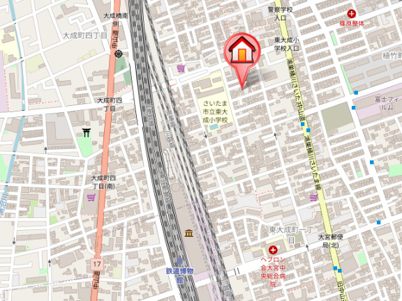 ��ʌ��������܎s�k�擌�听���Q���ڂ̃}���V�����̒n�}