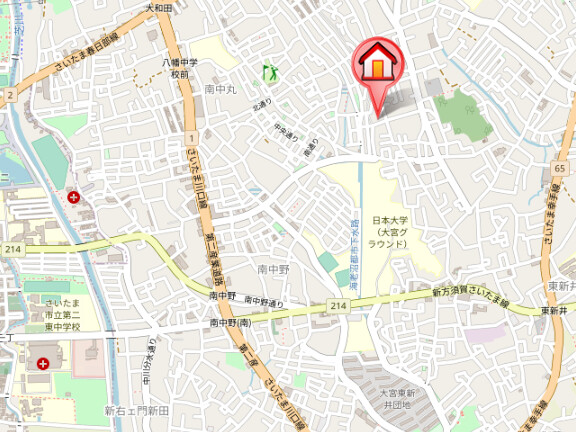 ��ʌ��������܎s������厚�쒆��̃A�p�[�g�̒n�}