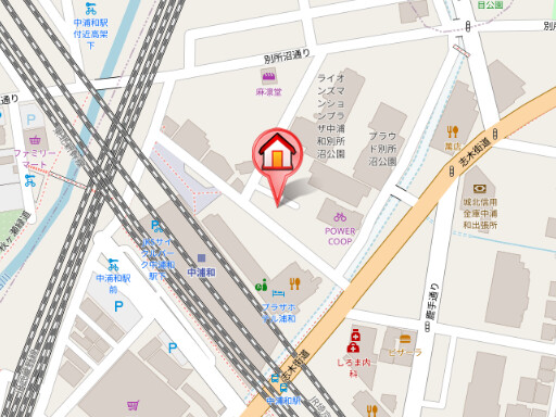 ��ʌ��������܎s��掭��܂P���ڂ̃A�p�[�g�̒n�}