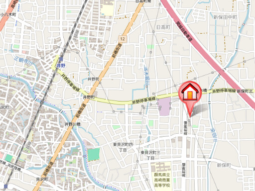 �Q�n������s�V�ے��̃}���V�����̒n�}