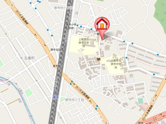 ��ʌ�����s�厚���s�̃A�p�[�g�̒n�}