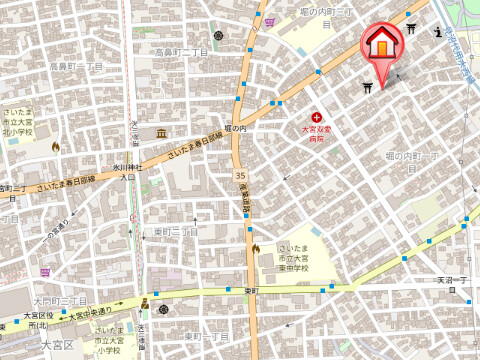 ��ʌ��������܎s��{��x�̓����Q���ڂ̃}���V�����̒n�}